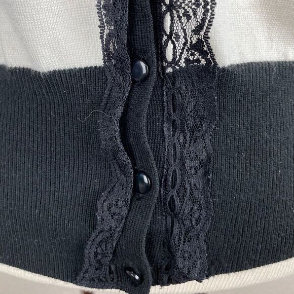NWT Larry Levine Cardigan Sweater Top Size M - Picture 4 of 10